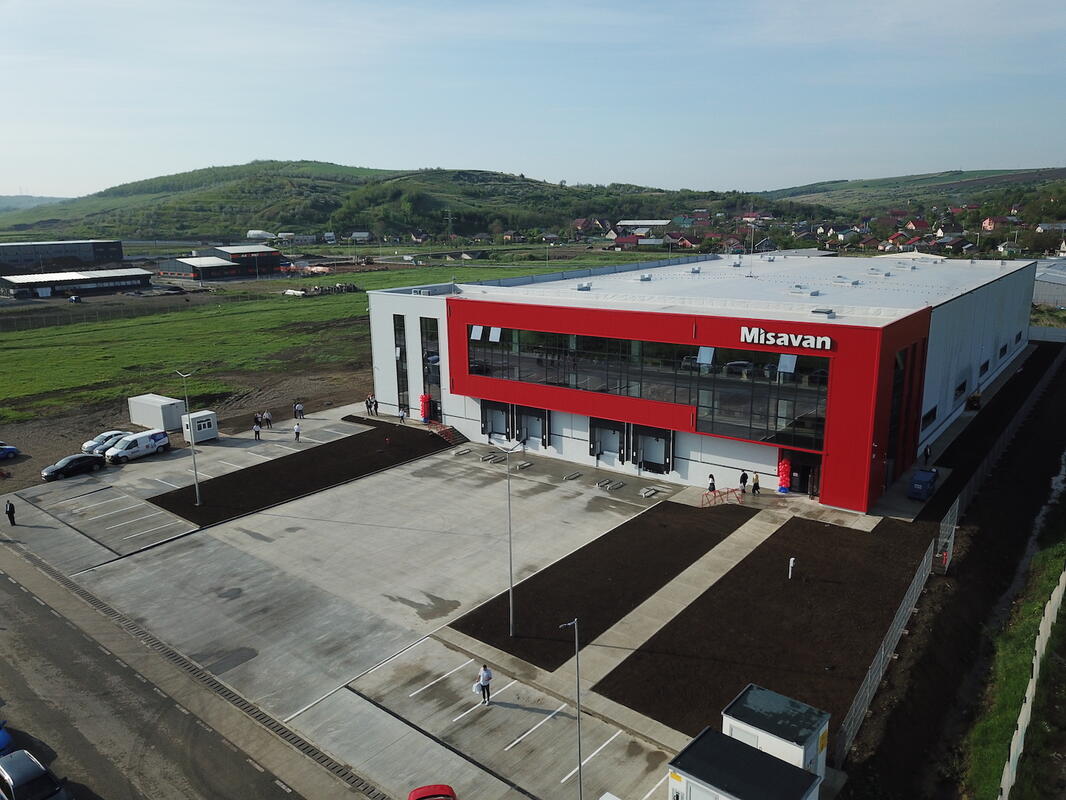 Misavan has completed the last stage of the logistics warehouse in Miroslava Misavan has completed the last stage of the logistics warehouse in Miroslava